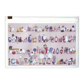 Nihon Hallmark Slider Case MOOMIN [EKW-826-147] - Little Happiness Beige
