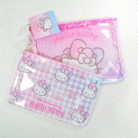 Sanrio Original Flat Pouch Set of 2 - Hello Kitty 50th The Fashionable Ribbons Birthday