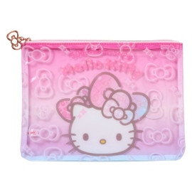Sanrio Original Flat Pouch Set of 2 - Hello Kitty 50th The Fashionable Ribbons Birthday