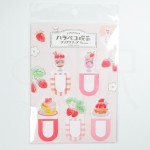 Hara Peko Cafe x Furukawashiko Clear Clip Set [PP40] - Strawberry  