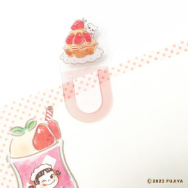 Hara Peko Cafe x Furukawashiko Clear Clip Set [PP40] - Strawberry  