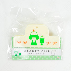 Sun-Star Stationery Magenet Clip x mizutama [S3625583] - Green