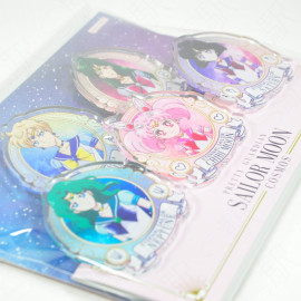Sun-Star Stationery Sailor Moon Die-Cut Acrylic Clip Set [S3623513] - Pretty Guardian Sailor Moon Cosmos B