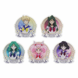 Sun-Star Stationery Sailor Moon Die-Cut Acrylic Clip Set [S3623513] - Pretty Guardian Sailor Moon Cosmos B