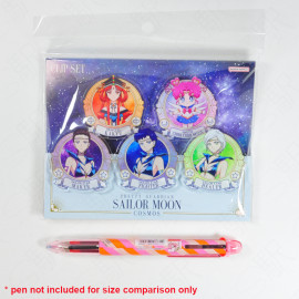 Sun-Star Stationery Sailor Moon Die-Cut Acrylic Clip Set [S3623521] - Pretty Guardian Sailor Moon Cosmos C