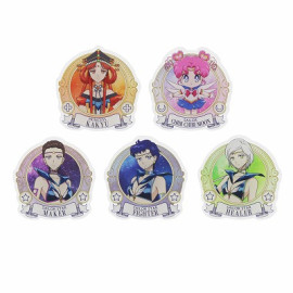 Sun-Star Stationery Sailor Moon Die-Cut Acrylic Clip Set [S3623521] - Pretty Guardian Sailor Moon Cosmos C