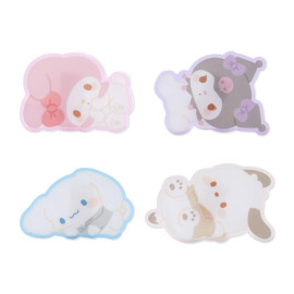 Sanrio Characters 4-Piece Clip Set - Botto Chill Time Design