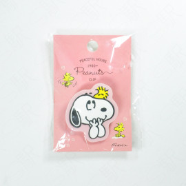 Hallmark Clip PEANUTS Snoopy [EHP-796-877] - Peaceful Hours Pink