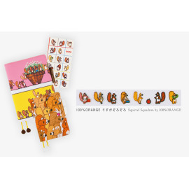 Hobonichi x Plus Deco Rush - 100%ORANGE: Squirrel Squadron (2026) Hobonichi x Plus Deco Rush - 100%ORANGE: Squirrel Squadron (2026)