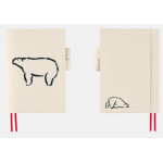 Hobonichi Planner Cover for A5 Cousin - Izumi Shiokawa: Polar Bear - Relax (2023)
