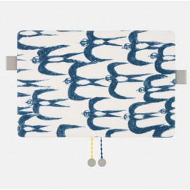 Hobonichi Planner Cover for A5 Cousin - minä perhonen: hello swallow (White) [2023]