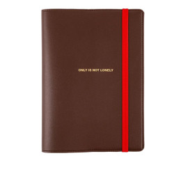 Hobonichi Planner Cover for A5 Cousin - Only is Not Lonely Chocolate [2025]