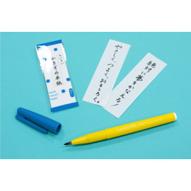 Hobonichi Store Exclusive Set 2021 (Hobonichi Brush Pen and 3-Color Navy Jetstream Pen)