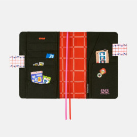 Hobonichi Planner Cover for Original A6 [Yumi Kitagishi] White Cat's Table Decorations