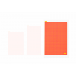 Hobonichi Pencil Board for Cousin A5 [Red x Yellow] 2021