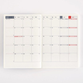 Hobonichi Planner Original A6 Day-Free January Start [2024]