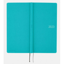 Hobonichi Weeks Book (English) JANUARY 2023 - Colors: Lagoon