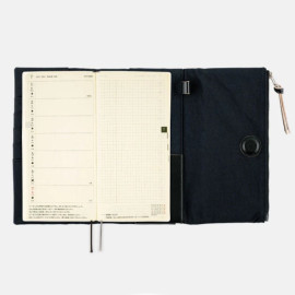 Hobonichi Planner Cover for Weeks - Tragen: Black [2024]