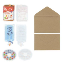 Furukawashiko Die-Cut Mini Letter Set [LT397] - Dagashi