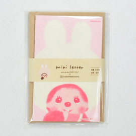 Furukawashiko Mini Letter Set x Monchhichi [MM08] - Rabbit