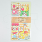 Hara Peko Cafe x Furukawashiko One Stroke Letter Set - Strawberry Dessert Hara Peko Cafe x Furukawashiko One Stroke Letter Set - Strawberry Dessert