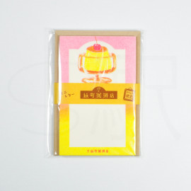 LOFT x Furukawa Paper - Paper Town Coffee Mini Letter Set - Purin (Loft Limited)