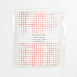 Classiky Letterpress Card 20320-04 mitsou [45648-03] - Lattice Red 