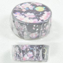 BGM Foil-Stamped Masking Tape 15mm (Sakura Limited 2025) - Tsukimi Sakura