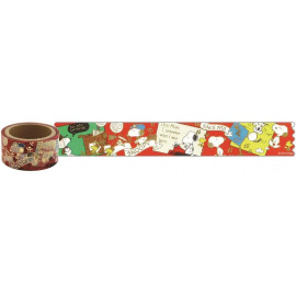 Delfino Foil Masking Tape x Snoopy [P-13317] - Red SN & WS