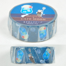 Furukawashiko Masking Tape Cafe Moon Series [QMT81] - Cream Soda