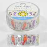 Furukawashiko Masking Tape Coji-Coji [QMT90] - Blue