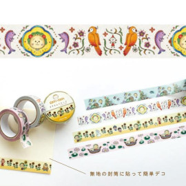 Furukawashiko Masking Tape Coji-Coji [QMT90] - Blue