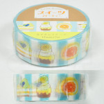 Furukawashiko Masking Tape Sweet Party Series [O-2639] - Yellow Orange