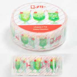 Furukawashiko x Mary Chocolate [Popping Candy Chocolate Series] Masking Tape - Cream Soda