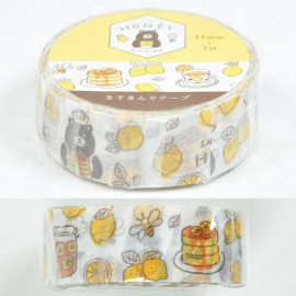 Maruzen Junkudo x Furukawashiko (shop&cafe HONEY) Masking Tape - Honey Lemon