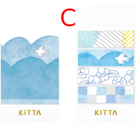 KING JIM Kitta Masking Tape x Moogy Hanauta KING JIM Kitta Masking Tape x Moogy Hanauta