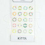 KING JIM Kitta Seal [KITD008] - Circles Flower