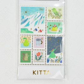 KING JIM Kitta SPECIAL Foil-Type Stamp Sticker [KITPP001] Collection 3