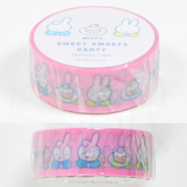 Miffy Masking Tape LOFT Limited [Miffy Sweet Sweets Party] - Pink 