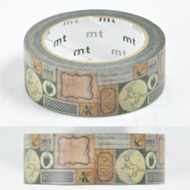 mt Masking Tape HAKATA Stationery Expo Limited - MT01K1848 "Stamp Rootstock"