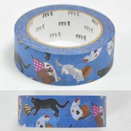 mt Masking Tape - Nishinomiya Hankyu Valentine 2024 [MT01K3299] - Cat Playing with Chocolate