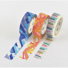 Hobonichi x MT Masking Tape [Blue Mix, Red x Yelllow Mix and Pastel Mix]