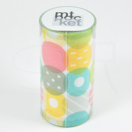 mt Masking Tape x Journal Exhibition Limited - mt Pocket Mizutama Different Circles mt Masking Tape x Journal Exhibition Limited - mt Pocket Mizutama Different Circles