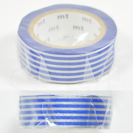 mt Limited Edition Masking Tape [MT01K662] - Border Blue x Silver