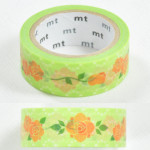 mt Masking Tape Flower Series - Orange Rose
