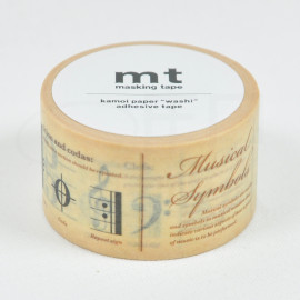mt Masking Tape Limited Edition [MT01K2452] - Musical Symbol Book