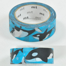 mt masking tape Limited Edition Minna no Stationery Marche [MT01K3593] - Killer Whale
