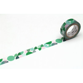 mt Masking Tape Online Limited Edition - 2021 Vol. 1 MT01N116 "Geometric Green Pink" mt Masking Tape Online Limited Edition - 2021 Vol. 1 MT01N116 "Geometric Green Pink"