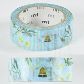 mt Art Project - Ushimado Tepemok in Okayama Limited Tape [MT01K1694] - Olive Flowers and Bells (RESTOCKED)