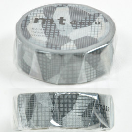 mt Masking Tape - mt Deco [MT01D457] - Separate Check Monochrome